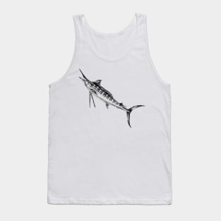 Marlin Fish Print Tank Top